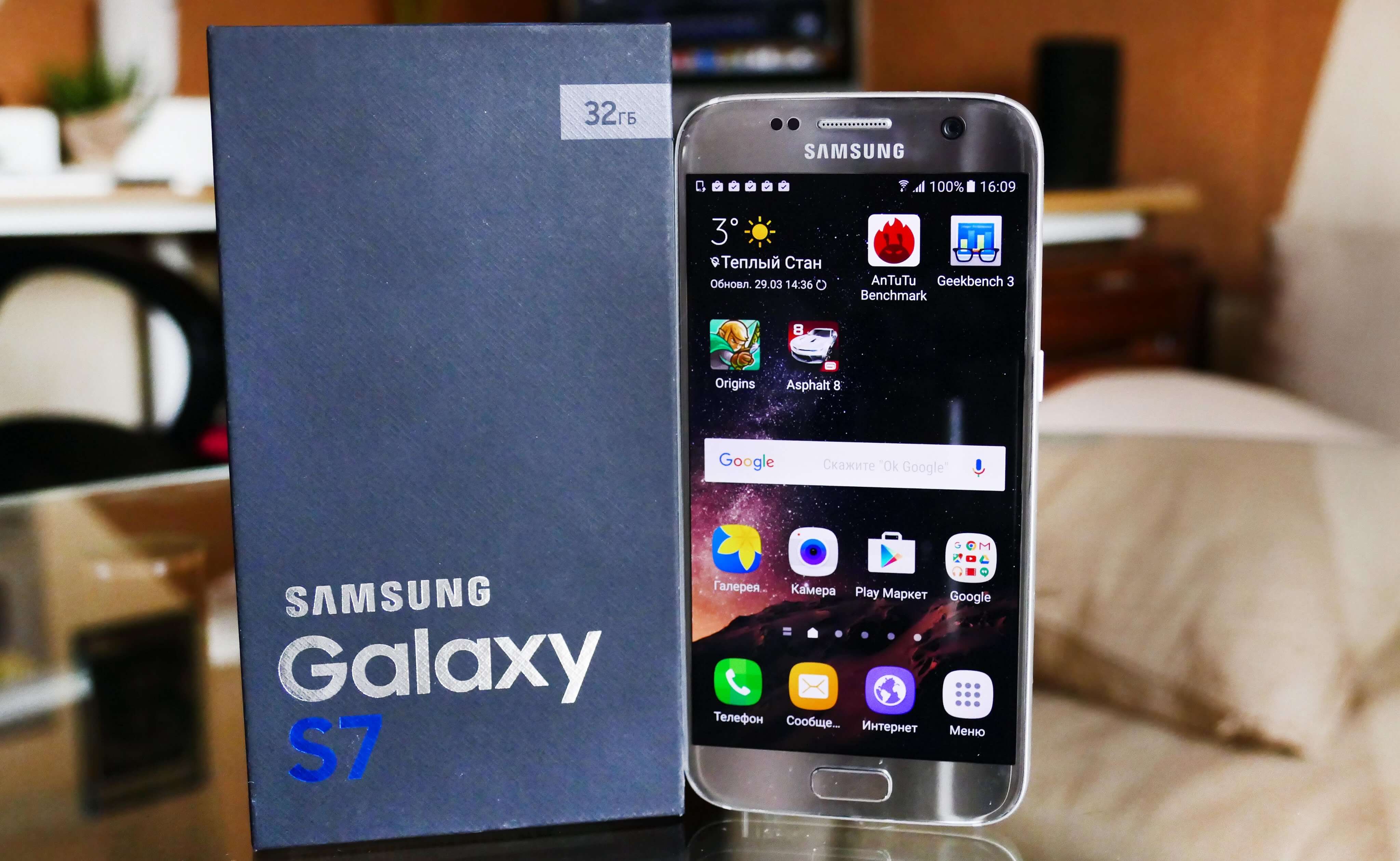 Galaxy S7 технические характеристики, внешний вид