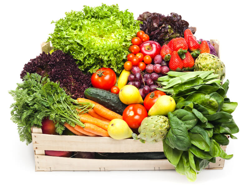 Список овощей и фруктов для быстрого похудения
