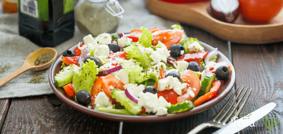 Рецепт греческий салат из авокадо