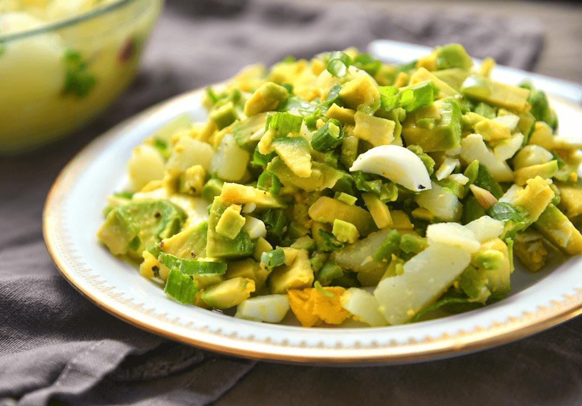 Салат из авокадо и яиц рецепт