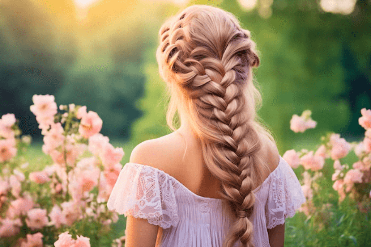 Топ-5 причесок для тонких волос, которые вас вдохновят - Прическа №5: Плетеная корона